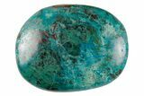Polished Chrysocolla and Malachite Stone - Peru #210963-1